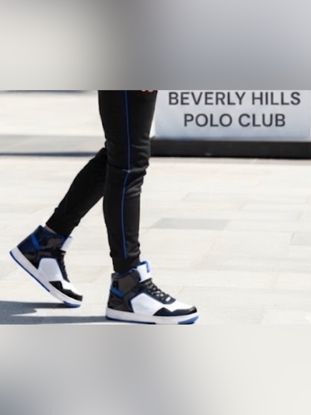 New authentic BHPC Beverly Hills Polo Club men's signature sneakers sz 9 display